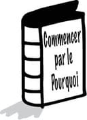 Livre intitulé 'Commencer par le Pourquoi'.