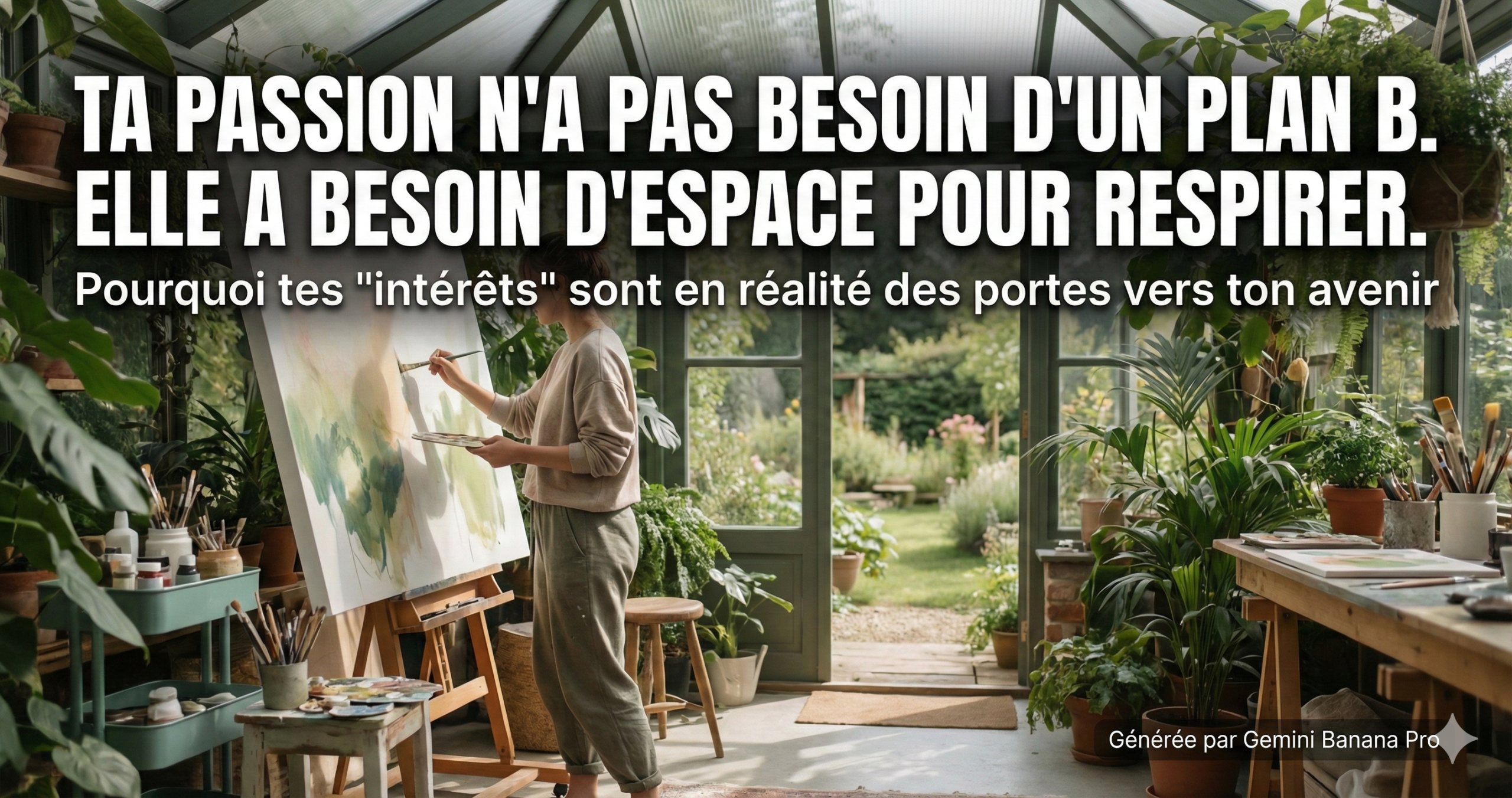 13 ta passion n'a pas besoin d'un plan b. elle a besoin d'espace pour respirer