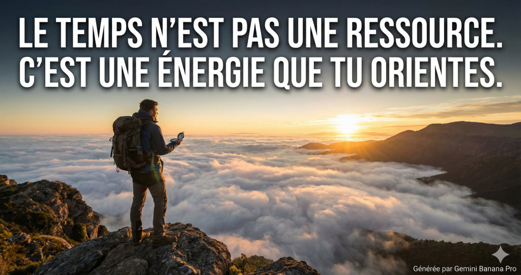 18 le temps n'est pas une ressource. c'est une énergie que tu orientes