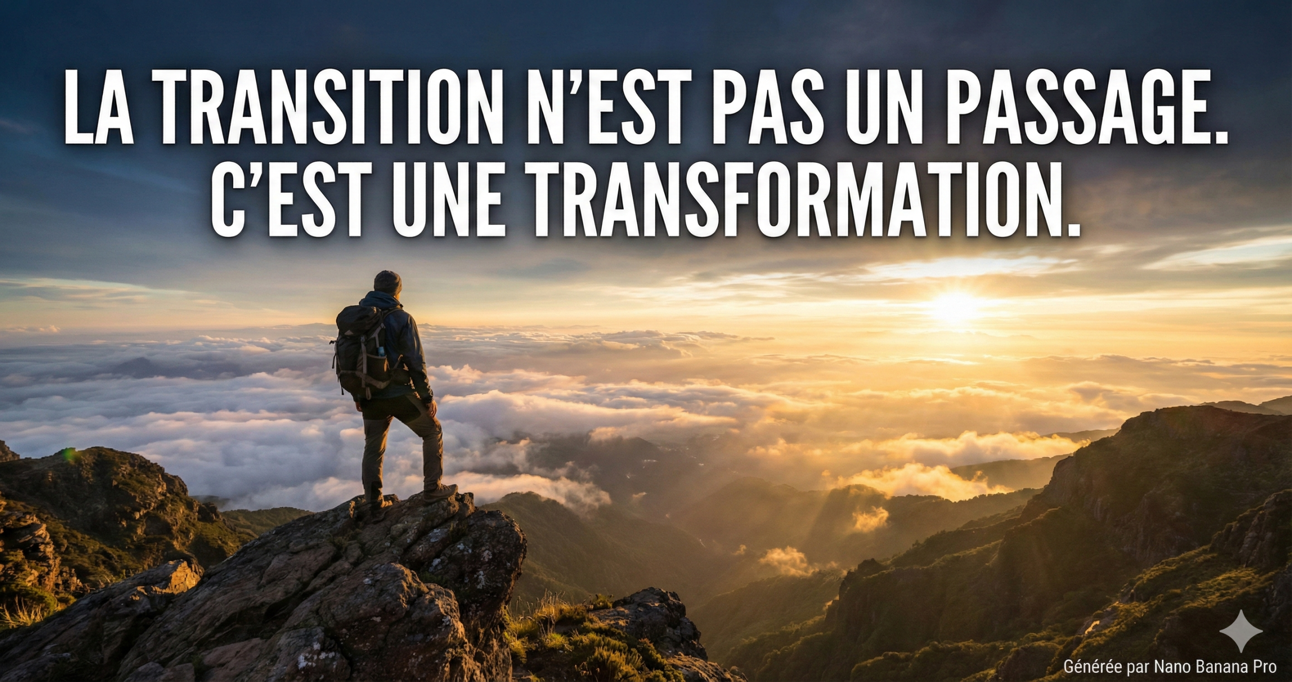 21 la transition n'est pas un passage. c'est une transformation