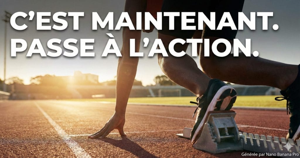 23 c'est maintenant. passe à l'action