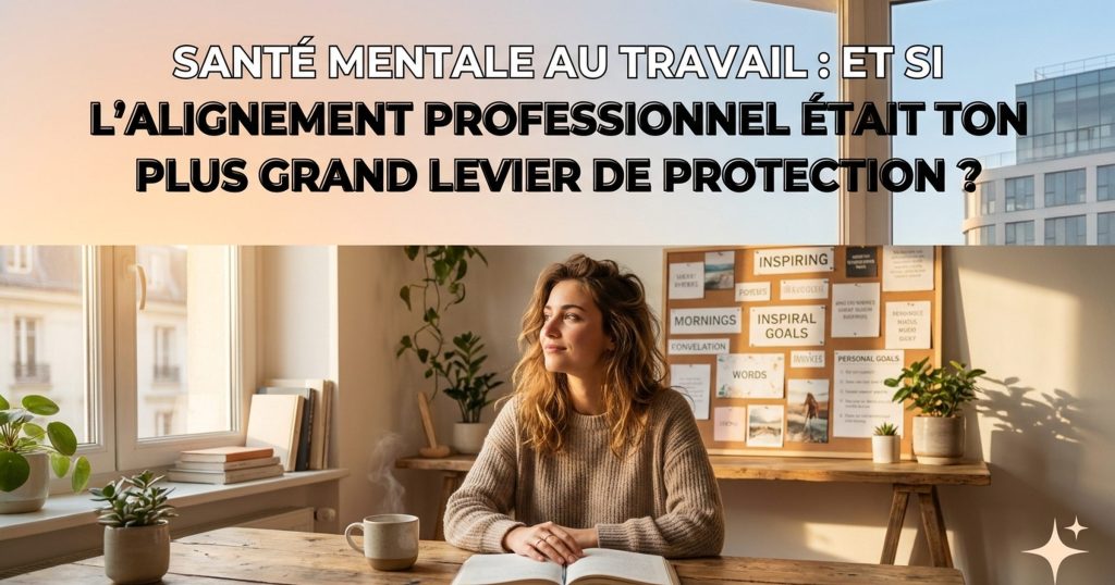 Santé mentale au travail : et si l'alignement professionnel était ton plus grand levier de protection ?