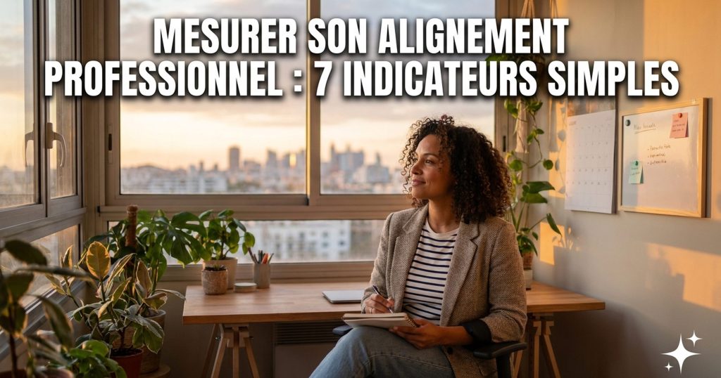 Mesurer son alignement professionnel : 7 indicateurs simples pour t'auto-évaluer chaque mois