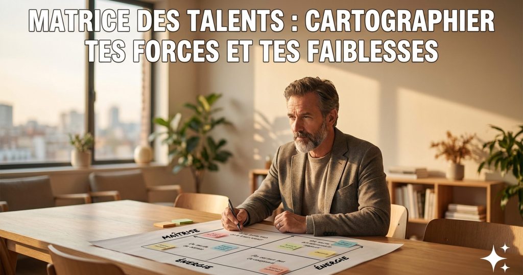 Matrice des talents : cartographier tes forces et tes faiblesses (et savoir où placer ton énergie)
