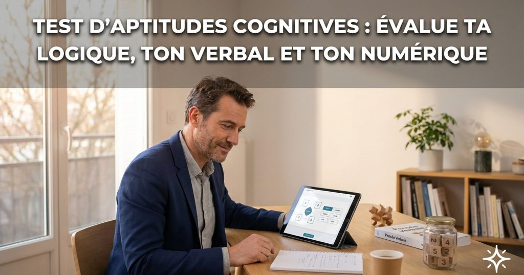 Test d'aptitudes cognitives : évalue ta logique, ton verbal et ton numérique