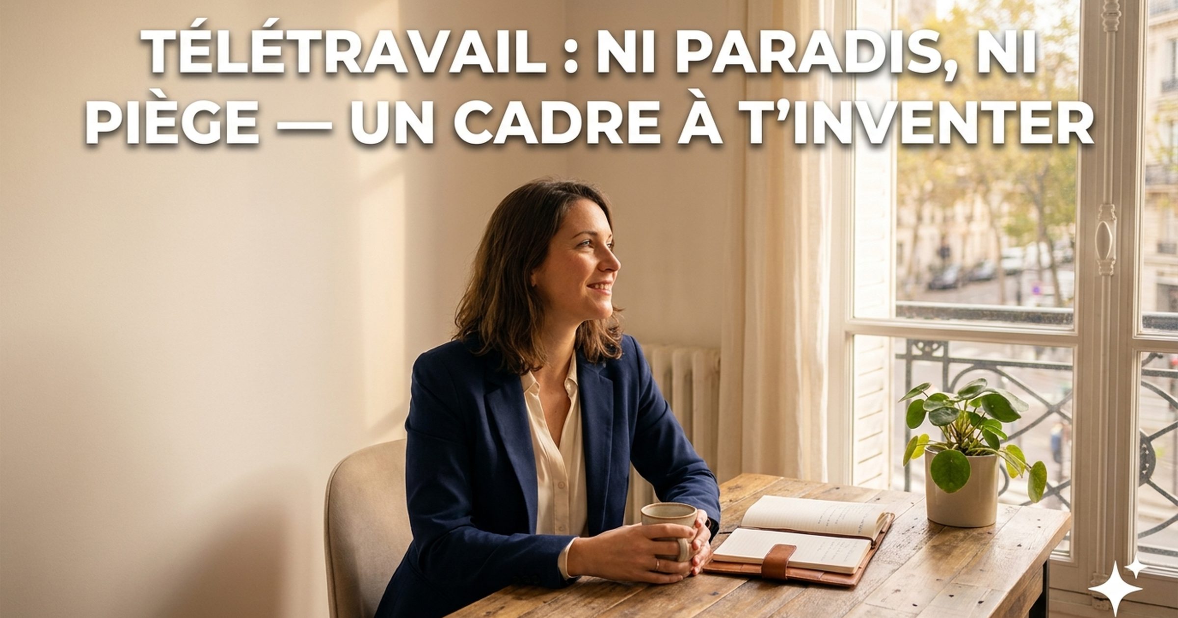Télétravail : ni paradis, ni piège — un cadre à t'inventer