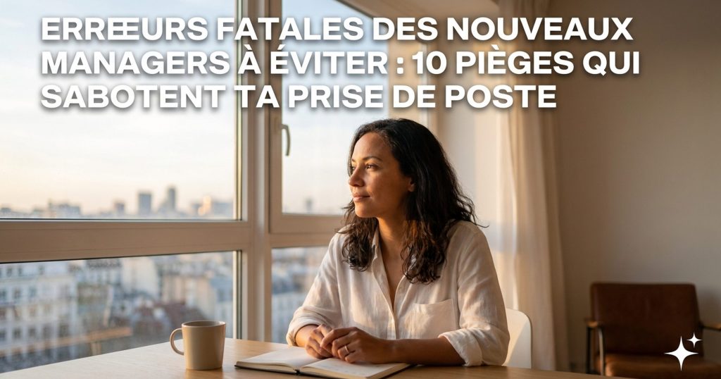 Erreurs Fatales des Nouveaux Managers à Éviter : 10 Pièges qui Sabotent ta Prise de Poste