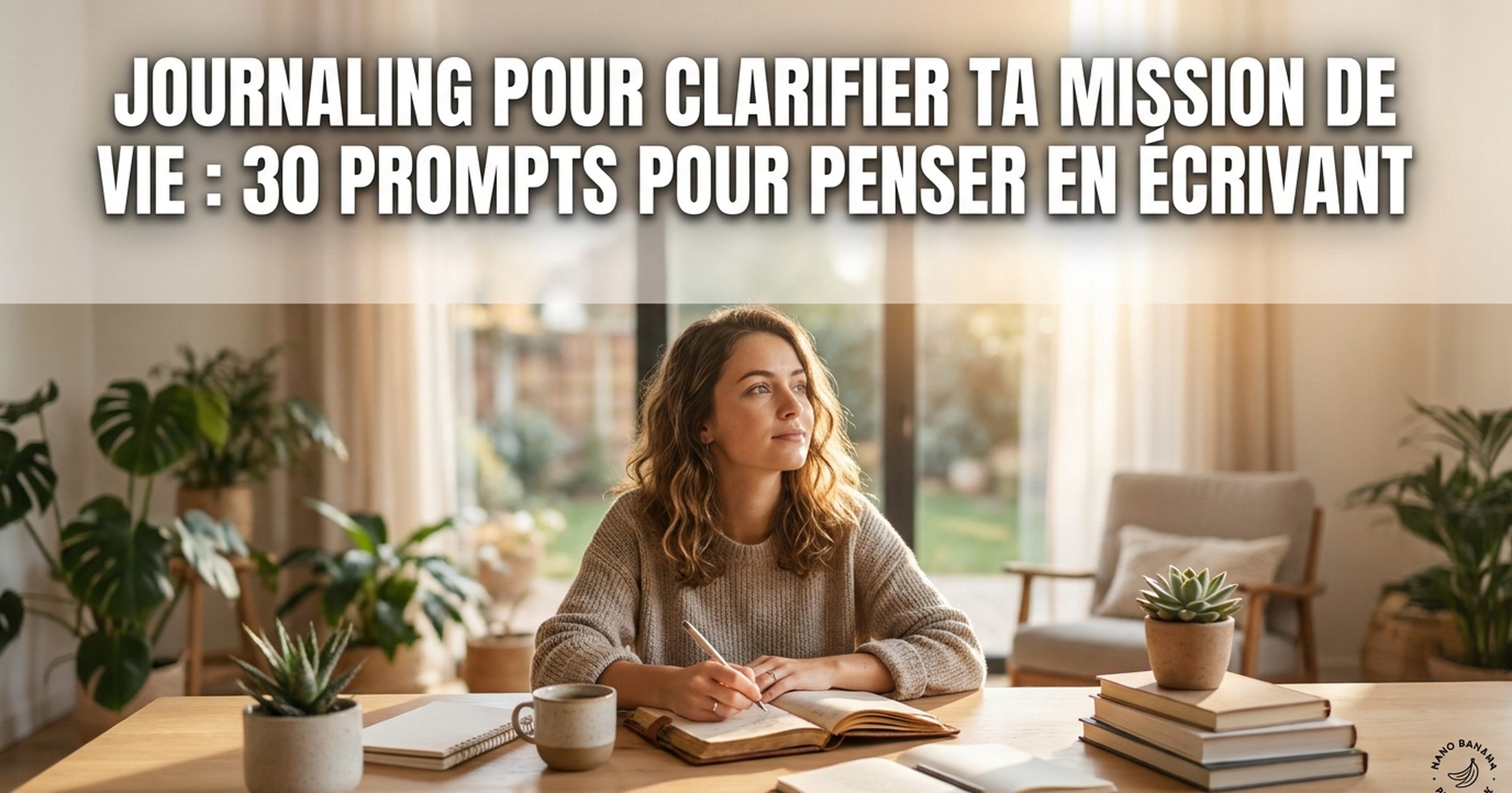 Journaling pour clarifier ta mission de vie : 30 prompts pour penser en écrivant