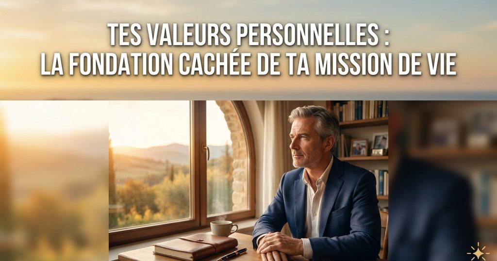 Tes valeurs personnelles : la fondation cachée de ta mission de vie